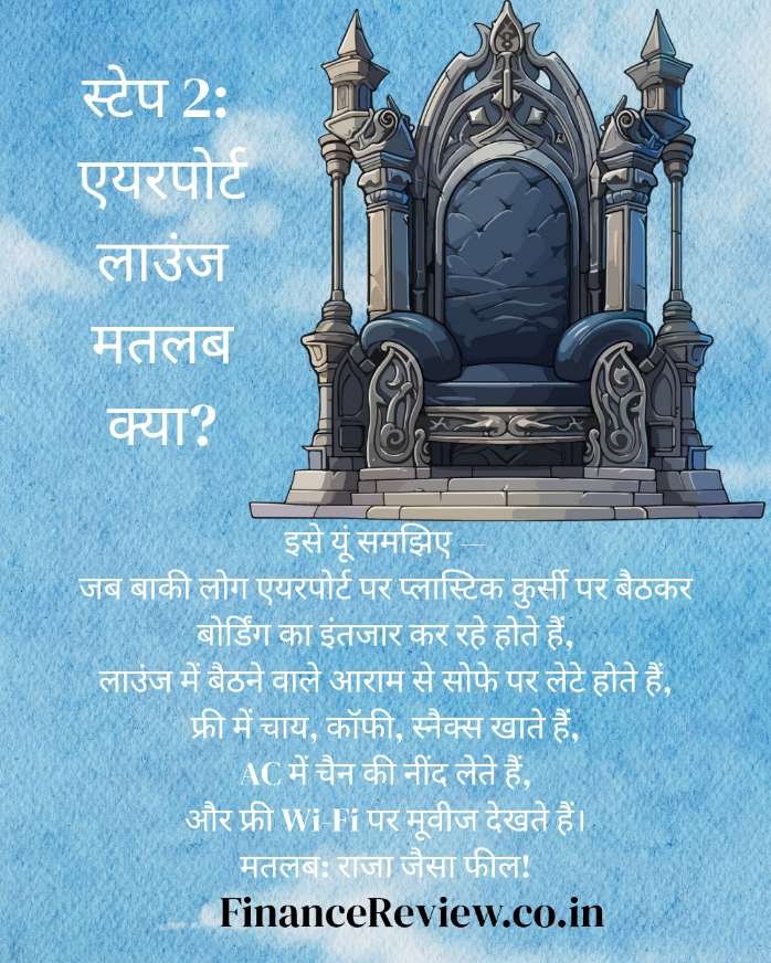 8. क्रेडिट कार्ड से क्या लाभ है : एयरपोर्ट लाउंज एक्सेस✈️ 3