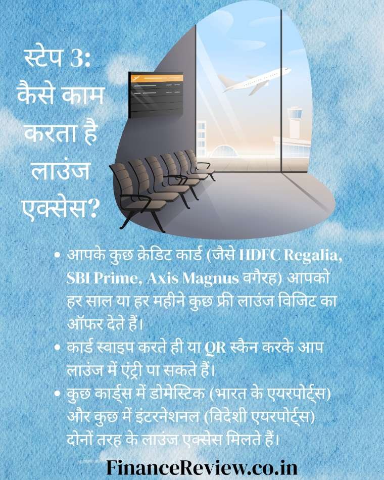 8. क्रेडिट कार्ड से क्या लाभ है : एयरपोर्ट लाउंज एक्सेस✈️ 4