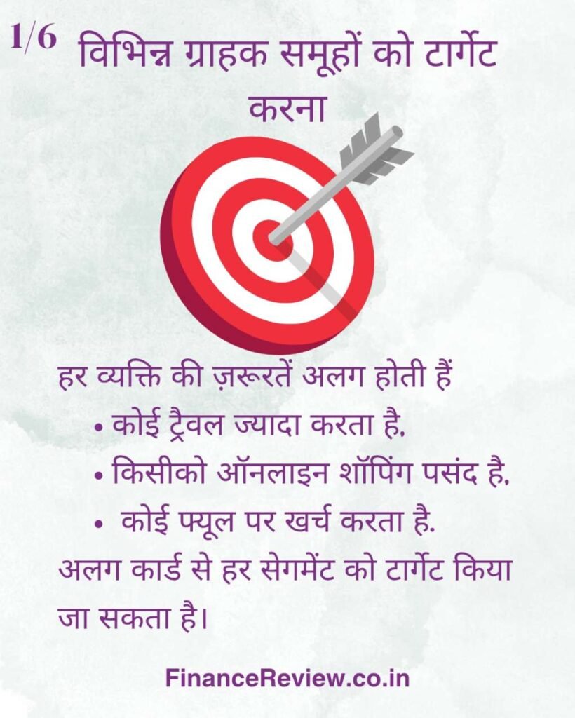 बैंक विभिन्न प्रकार के क्रेडिट कार्ड क्यों लाते हैं ?2